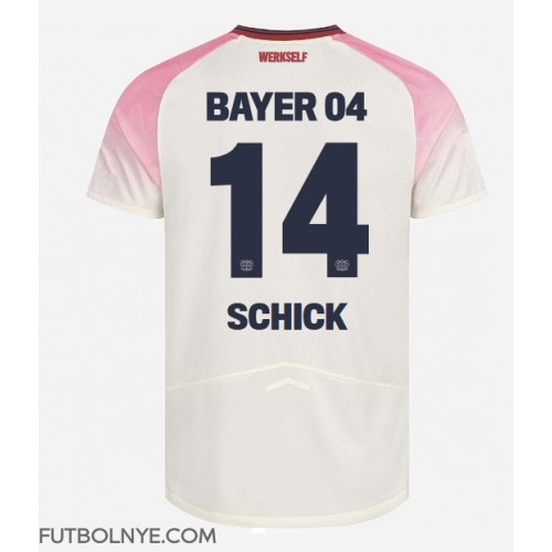 Camiseta Bayer Leverkusen Patrik Schick #14 Visitante Equipación 2025-26 manga corta